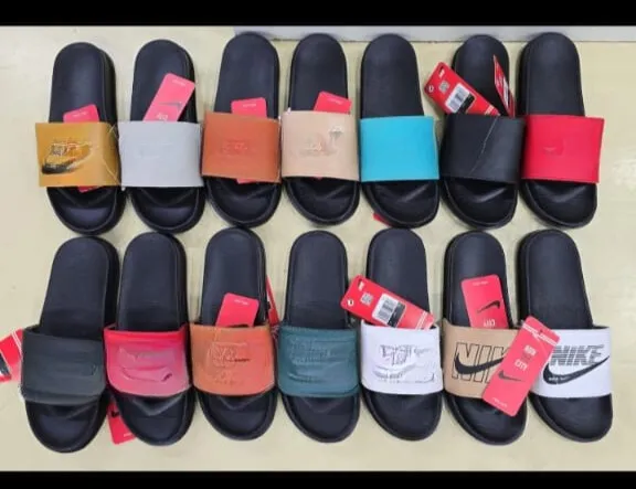 Men’s Premium Comfort Slides #nike 50 – Multicolor Pack | Soft & Stylish Daily Wear Chappal