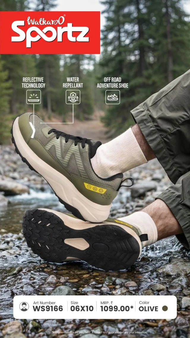 WALKROO-WS9166 MENS SPORT SHOE