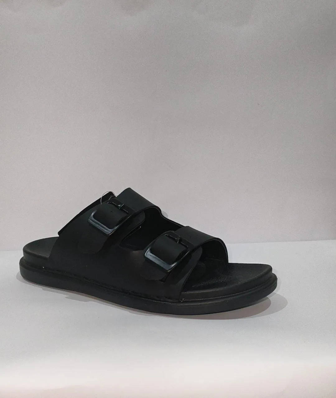 SUFI-98 Men’s Dual Buckle Comfort Slide Sandals