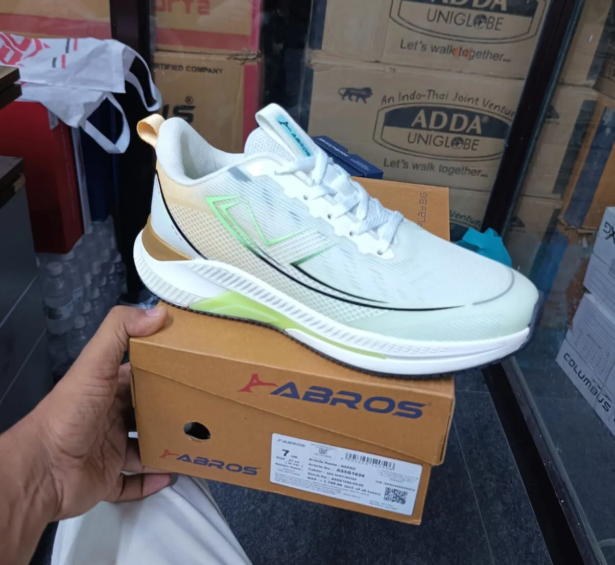 ABROS-ASSG1636 Men’s Running Shoes with Hypertech Foam