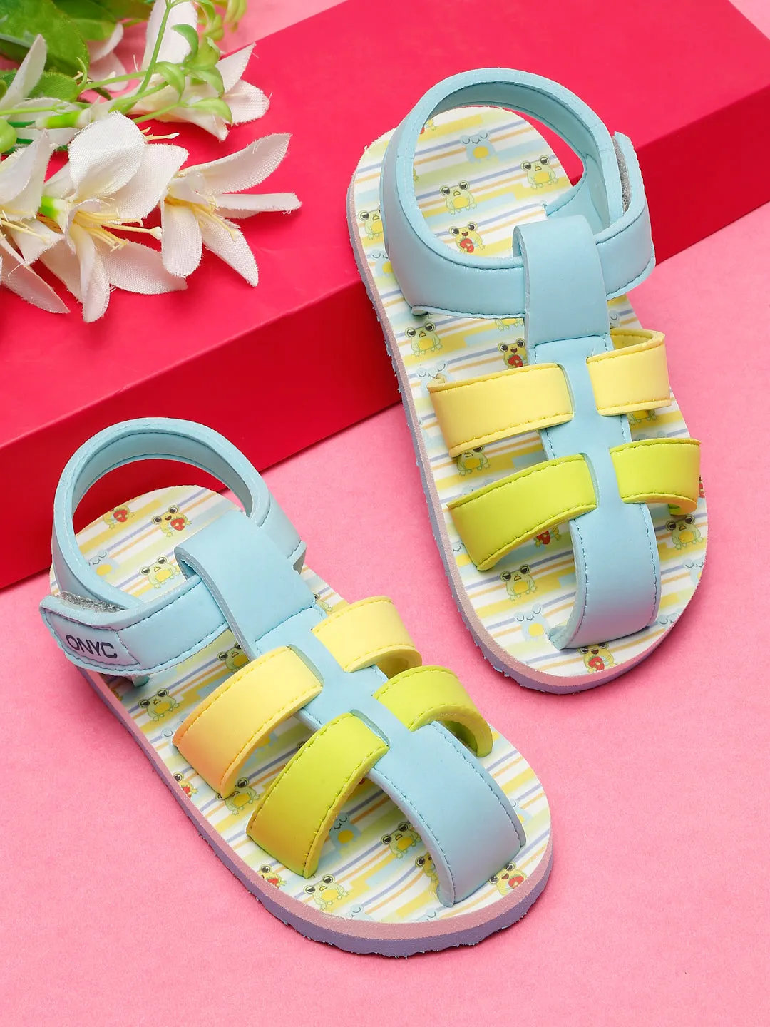 ONYC-KN0047 Premium Frog Sandals - Multicolor (Boys)