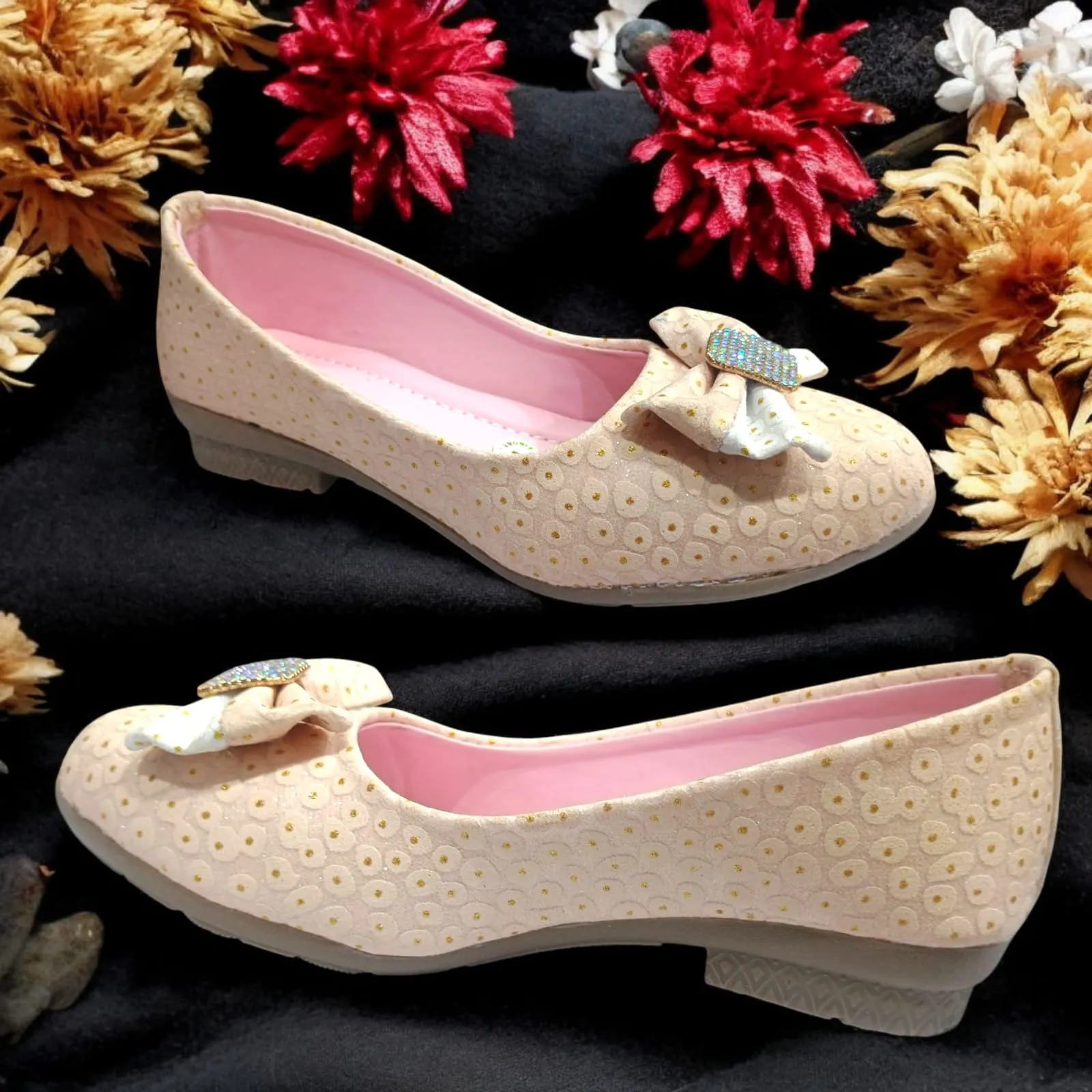 FINOBEL-9 Elegant Girls Casual Belly with Bow Design