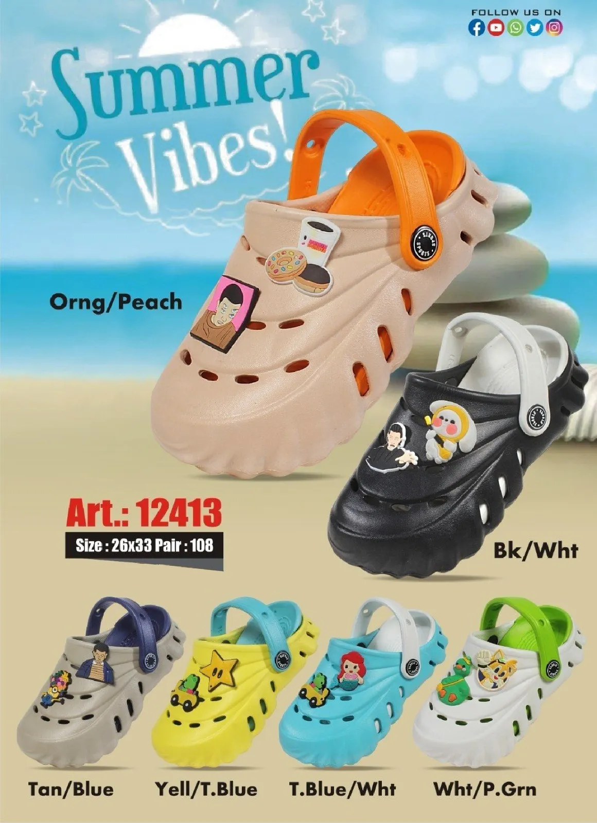 BULOO 12413 Kids Clog