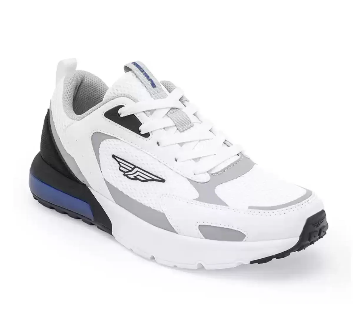 pino-906 RedTape Men’s White & Black High-Top Sneakers