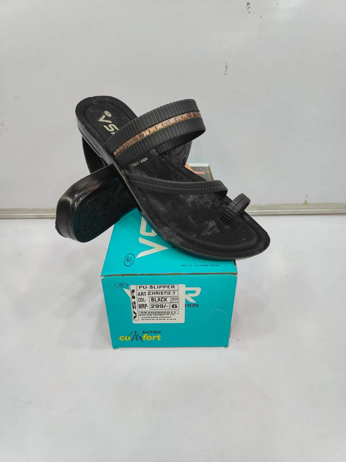 CHRISTIE-7 PU LADIES SLIPPER