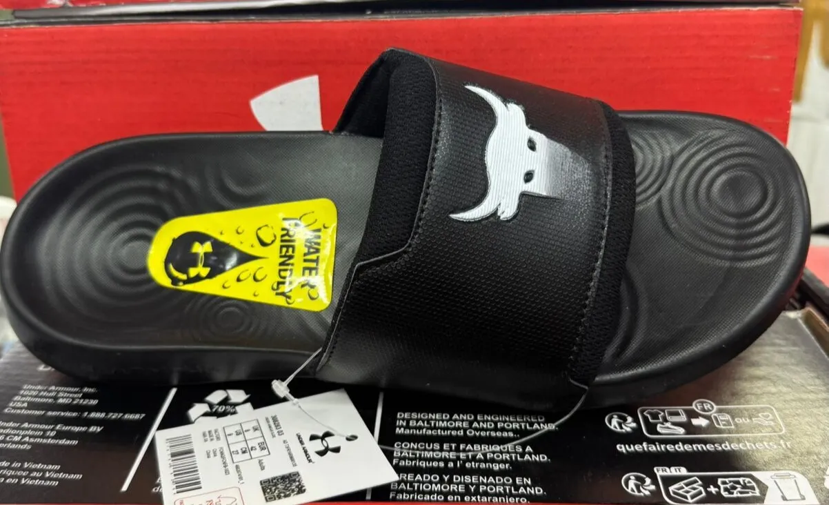 QUALITY- Under Armour Project Rock Water-Friendly Slides