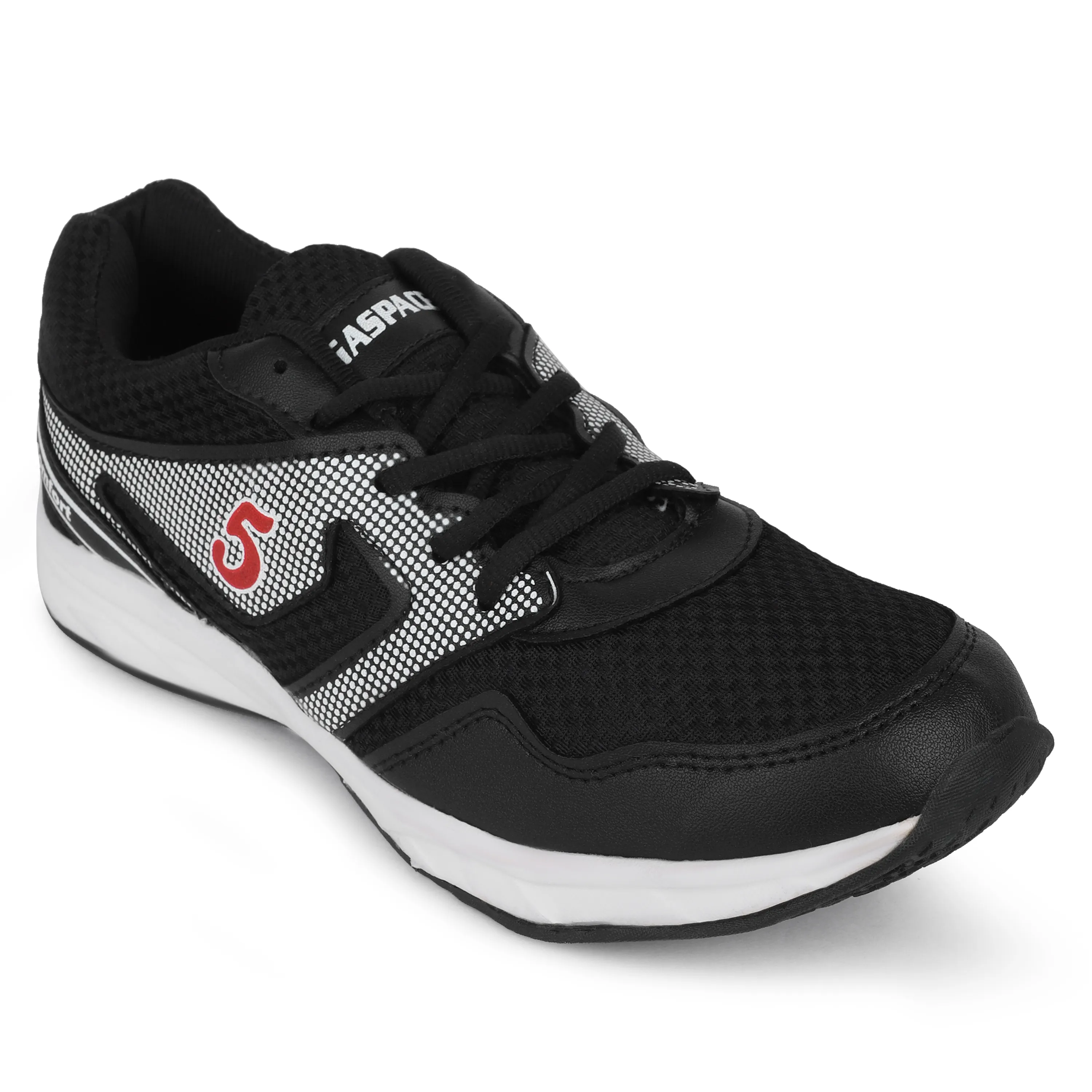 SEGASPACE RUNNING SHOES SPACE-6 BLK/RED 7X10