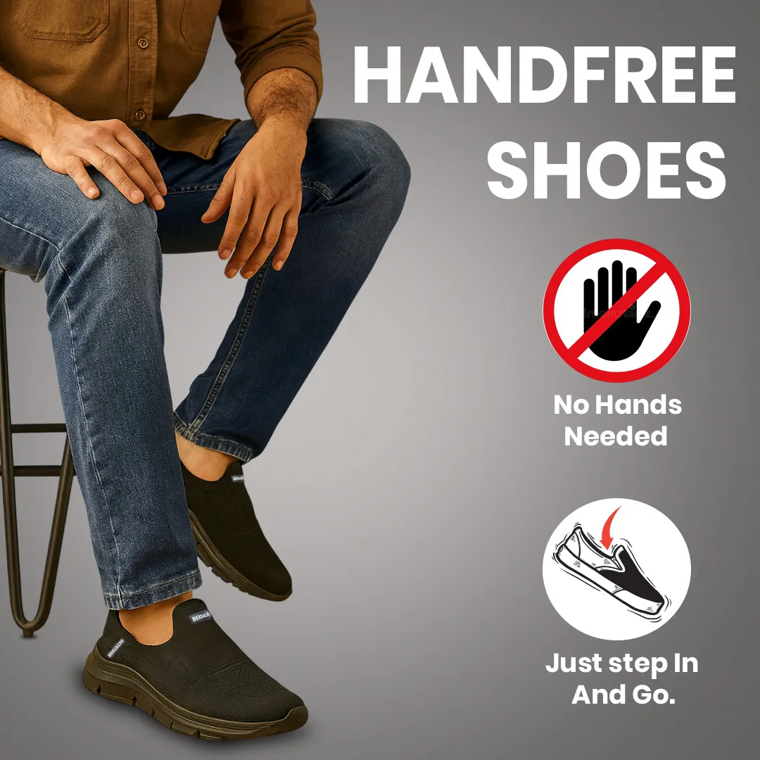 Bersache-8077 Men Shoes Black Box Packing