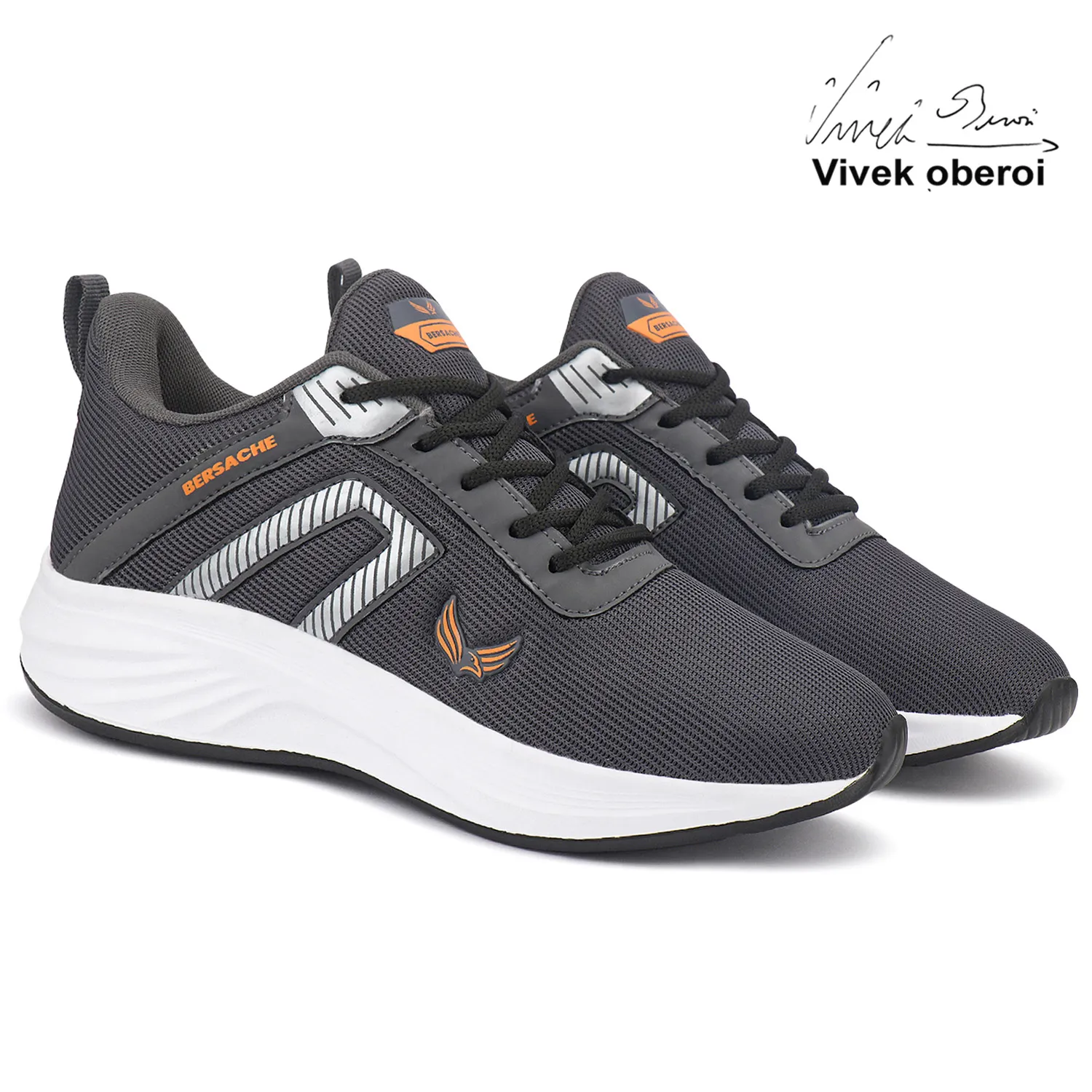 Bersache-8080 Men Shoes Grey Box Packing