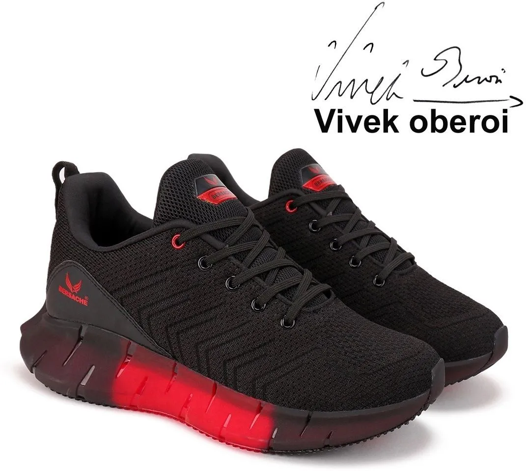 Bersache-9023 Men Shoes Black Box Packing