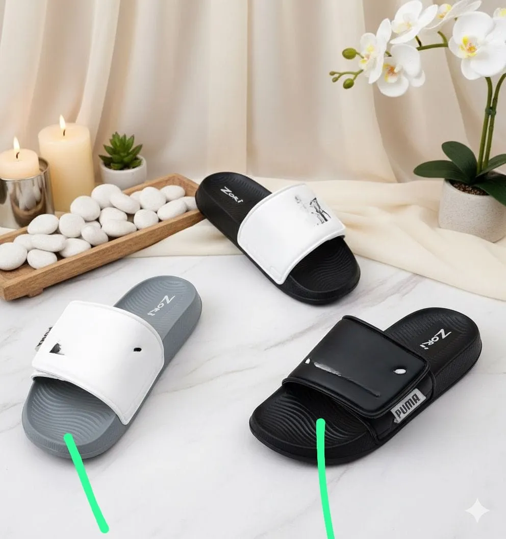 QUALITY FOOTWEAR- PUM@ Men Sliders