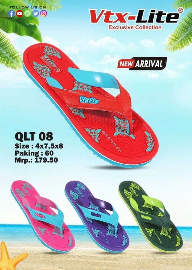 VINTEX-QUALITY-5 WOMEN V-SHAPE SLIPPER