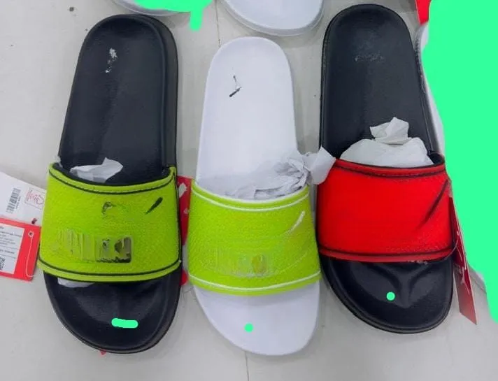 Skinny footwear-#Pum Stylish Slide Slippers for Men