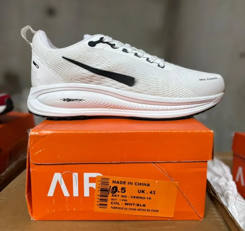 ZMX-WHT-11 - ZoomX White Running Shoes