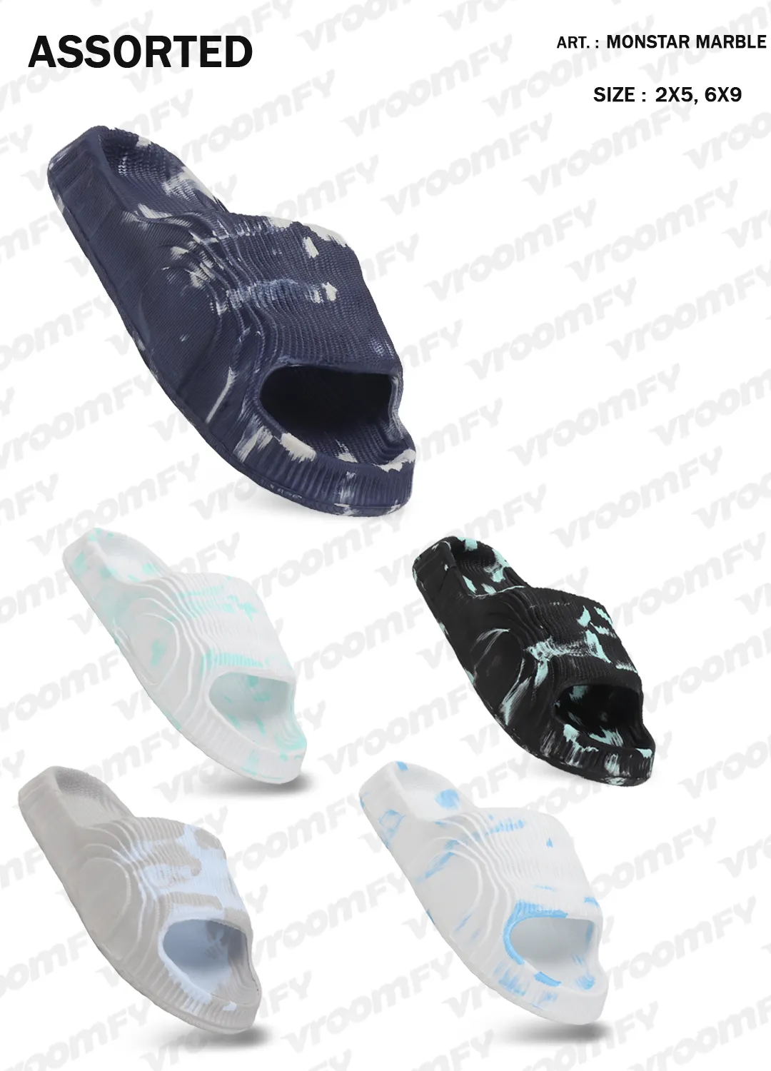 VROOMFY - MONSTER MARBLE BOYS SLIDER