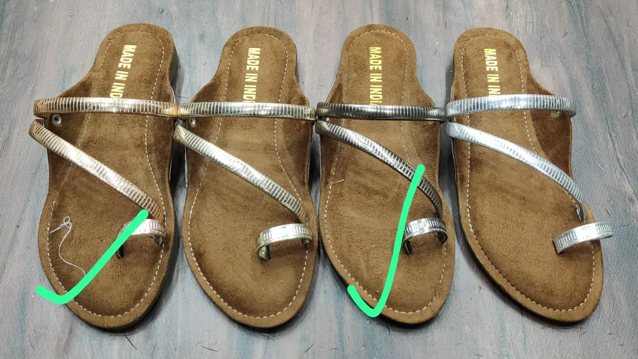 SAHELI FOOTWEAR- SF-045 Women’s Elegant Braided Cross-Strap Flat Sandals