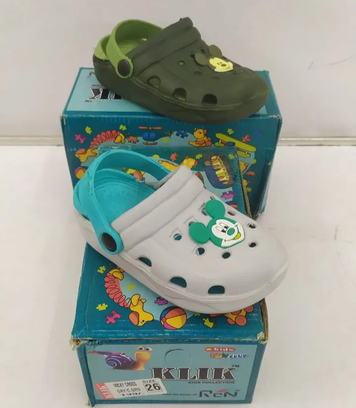 AL2- MICKY CROSS Cartoon Clogs